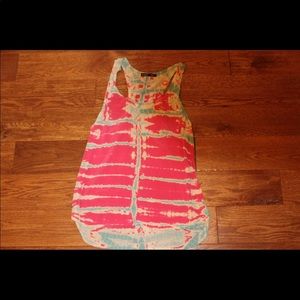 Gypsy global village silk tank top